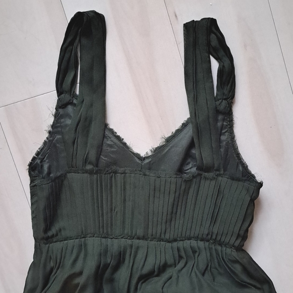 Philosophy Di Alberta Ferretti Silk Green dress, size 6 - Picture 2 of 8